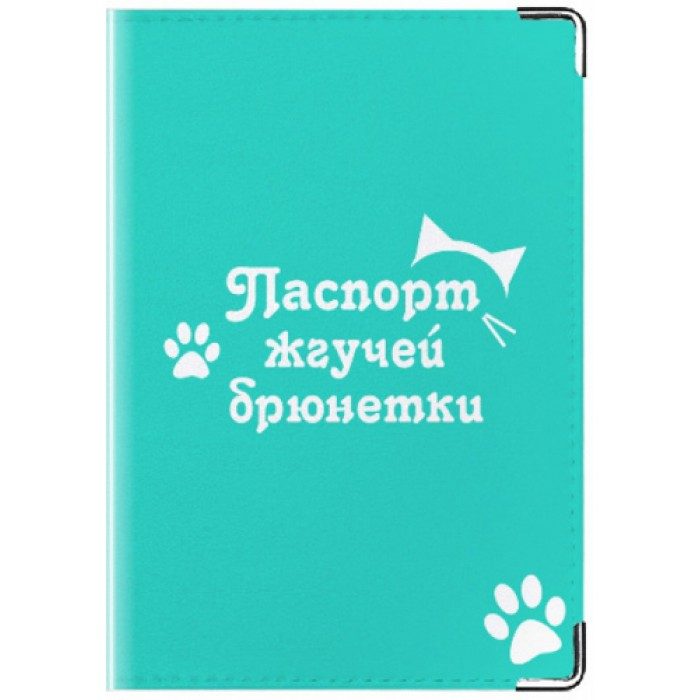 Обложка для паспорта Паспорт жгучей брюнетки - фото