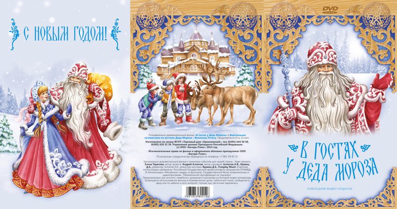 DVD-открытка «В гостях у деда Мороза» - фото