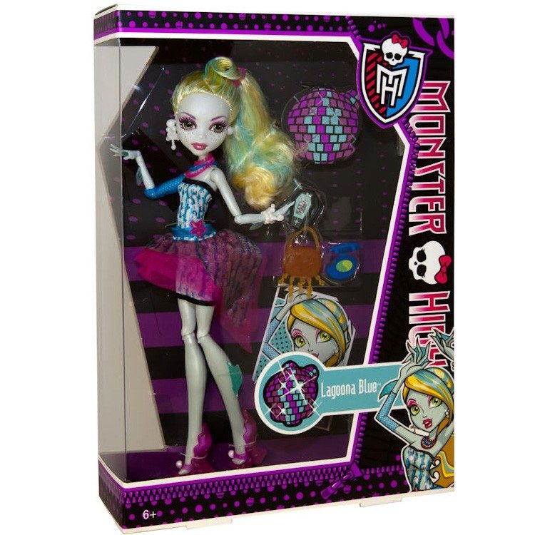 MONSTER HIGH. Вечеринка в горошек. Кукла Лагуна Блю - фото