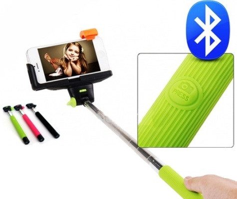 Новая версия ультрамодного монопода для селфи KJStar Z07-5 V2 с bluetooth кнопкой - фото