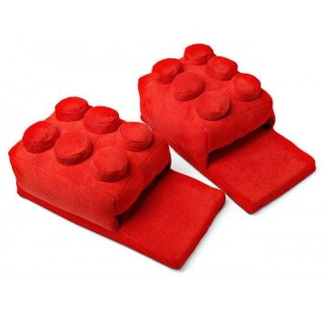 Тапочки Lego красный - фото