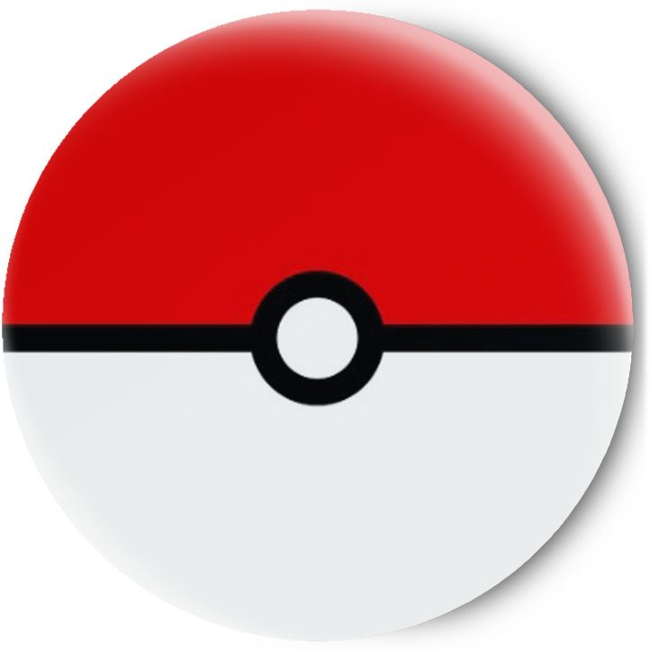 Одностороннее зеркальце Pokeball - фото