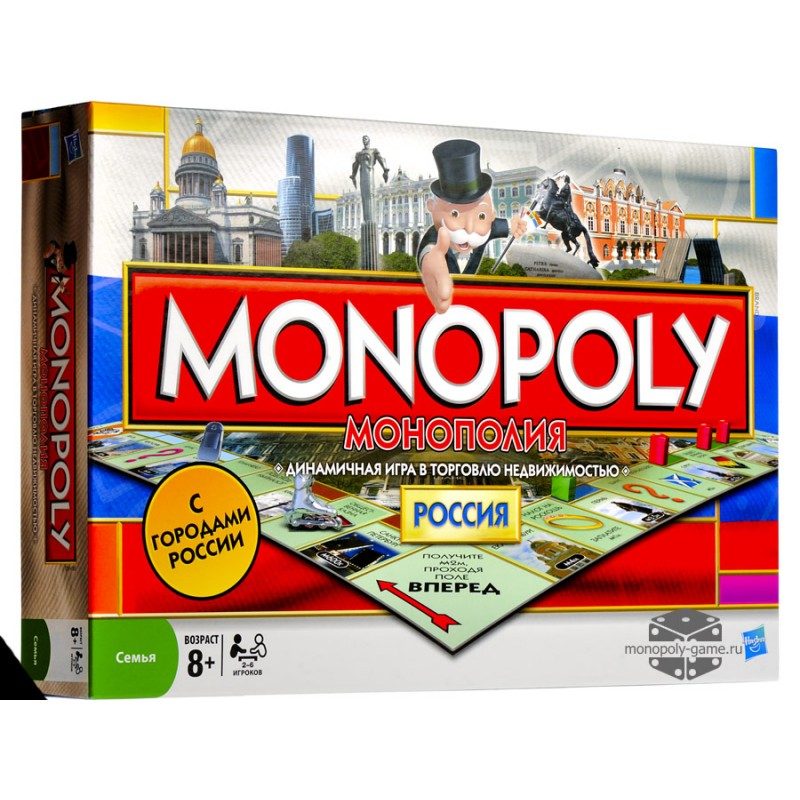 Настольная игра HASBRO GAMING 01610 Монополия Россия  - фото