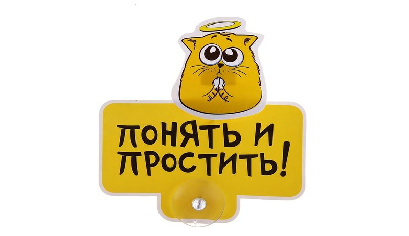 Табличка Понять и простить - фото