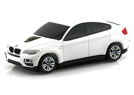 Мышка машинка Landmice BMW X6 White - фото