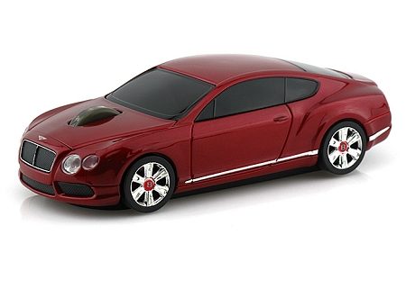 Мышка машинка Landmice Bentley Continental GT Red - фото