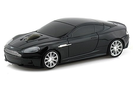 Мышка машинка Landmice Aston Martin DBS Black - фото