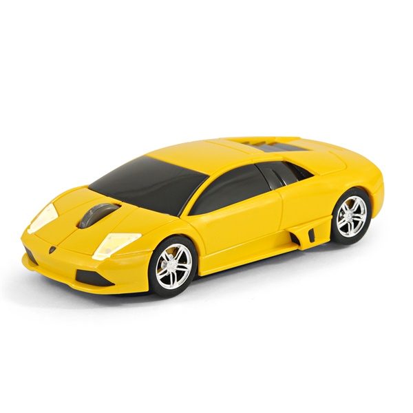 Мышка машинка RoadMice Lamborghini Murcielago Yellow - фото