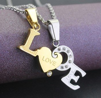 Парные подвески Love Love - фото