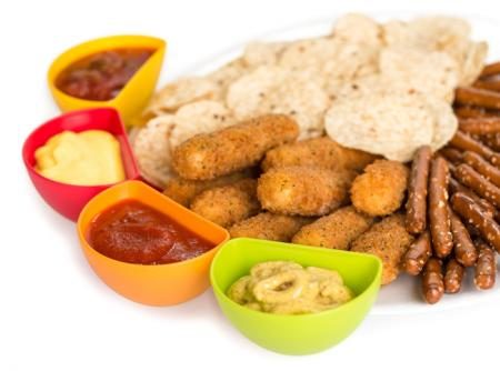 Чашечки-прищепки для соусов, 4 штуки - фото