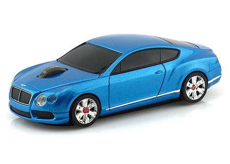 Мышка машинка Landmice Bentley Continental GT Blue - фото