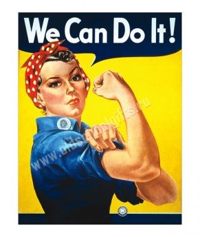 Плакат We can do it! - фото