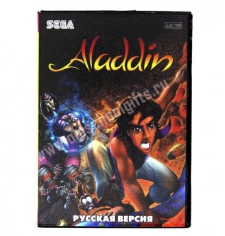 Картридж для Sega - игра Aladdin - фото
