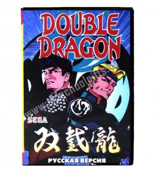Картридж для Sega - игра Double Dragon - фото