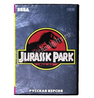 Картридж для Sega - игра Jurassic Park - фото