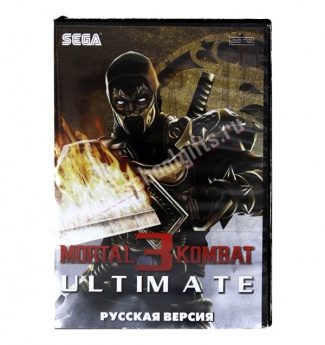 Картридж для Sega - игра Mortal Kombat 3 Ultimate - фото