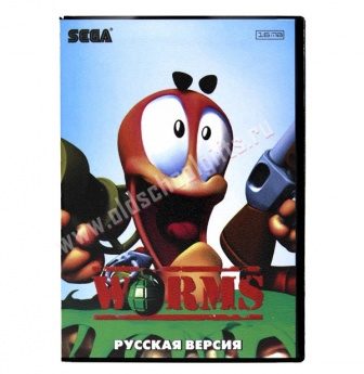 Картридж для Sega - игра Worms - фото
