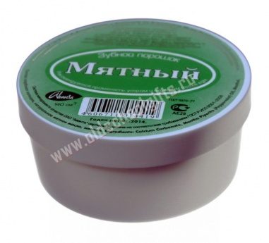 Зубной порошок Мятный - фото