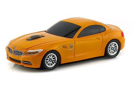 Мышка машинка Landmice BMW Z4 Yellow - фото