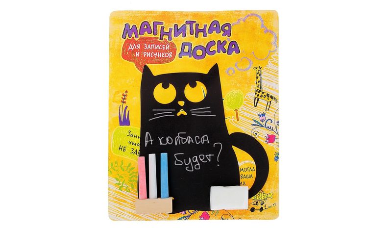 Магнитная доска Кошка - фото