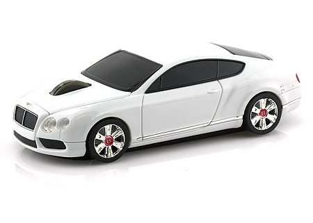 Мышка машинка Landmice Bentley Continental GT White - фото