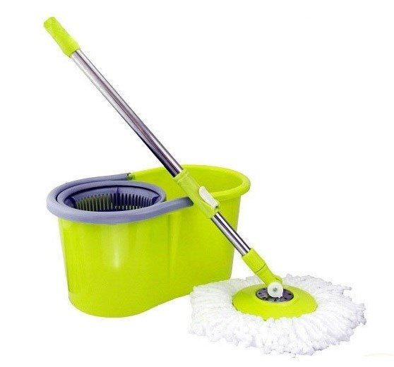 Швабра с ведром с системой полоскания и отжима Spin Mop PRO - фото