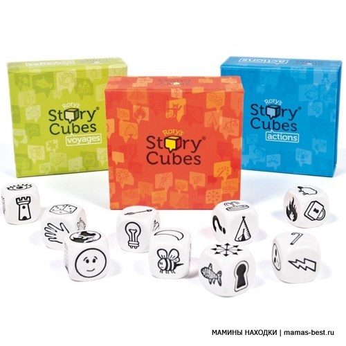 Игра настольная «Кубики историй» (Cubes for making stories) - фото