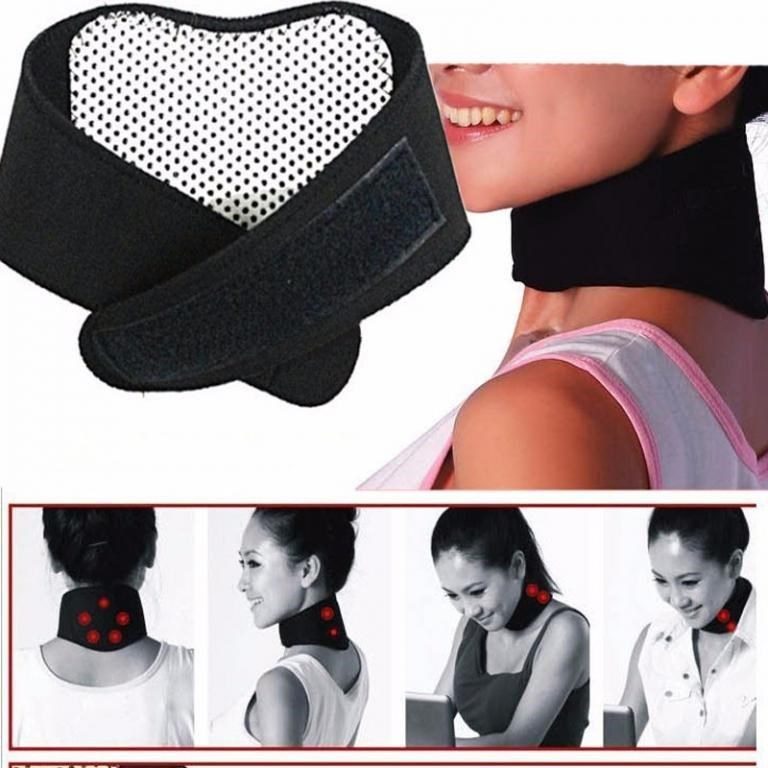 Накладка на шею турмалиновая (Tourmaline Heating Neck Support Brace) - фото