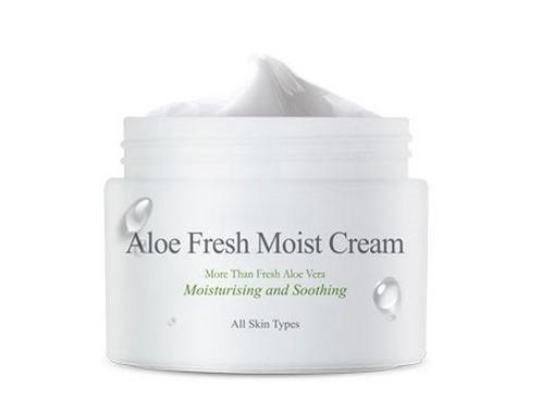 Крем-гель для лица с экстрактом алоэ (для всех типов кожи) The Skin House Aloe Fresh Moist Cream, 50мл - фото