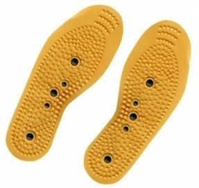 Стельки массажные с магнитами,  Инь-Ян (Shoe pad) мужские - фото