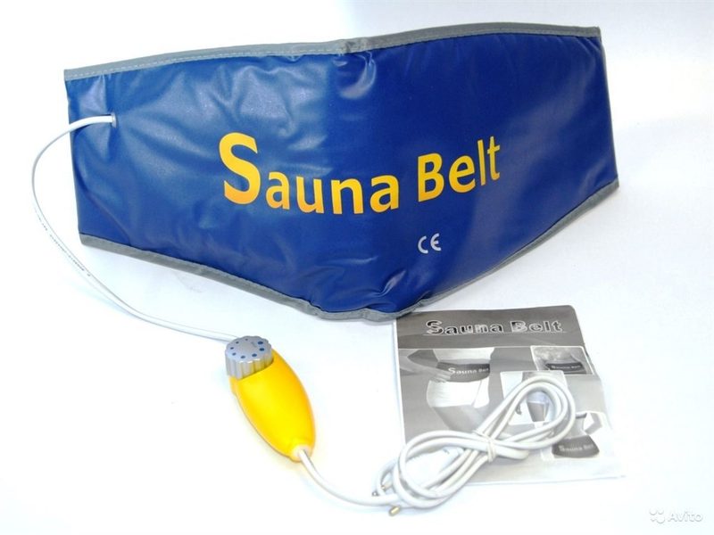 Пояс Для Похудения С Эффектом Сауны, Синий Сауна  Sauna Belt, Blue - фото
