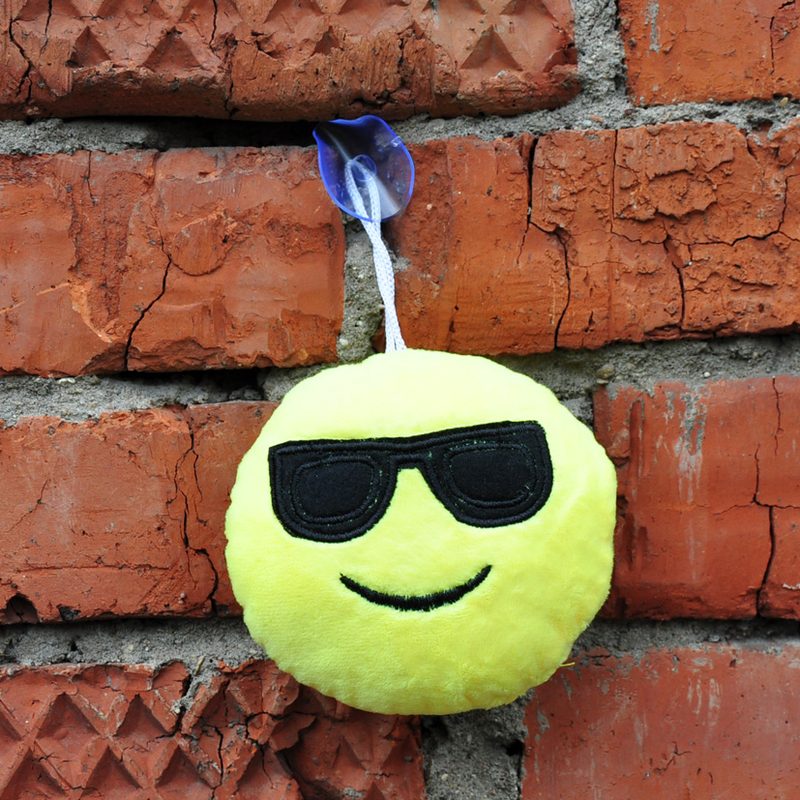 Игрушка-смайлик Emoji Sunglasses Emoji 11 см на присоске - фото