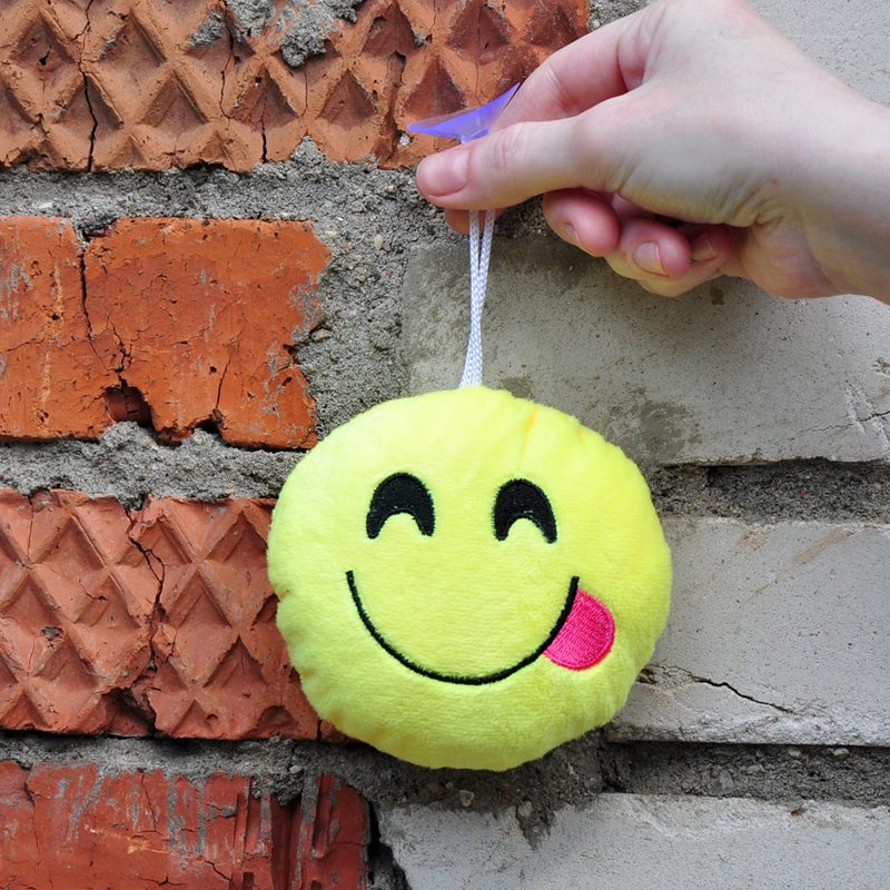 Игрушка-смайлик Emoji Hungry Emoji 11 см на присоске - фото