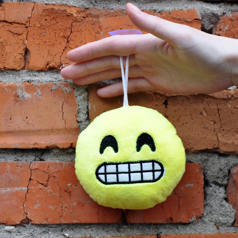 Игрушка-смайлик Emoji Awkward Emoji 11 см на присоске - фото