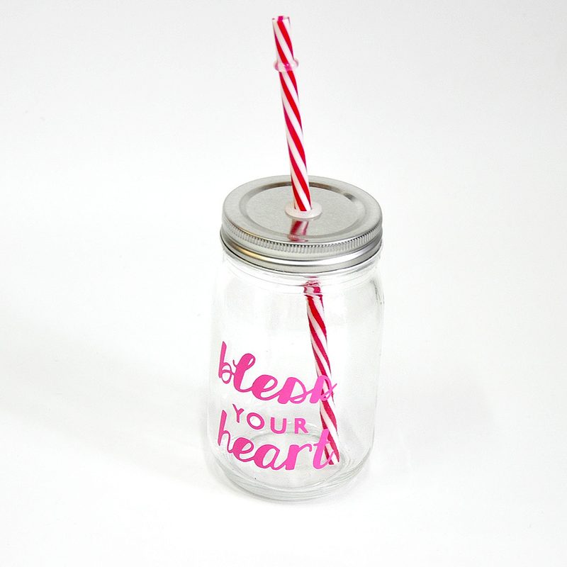 Баночка Bless your heart 500 мл/16 Oz Regular без ручки - фото