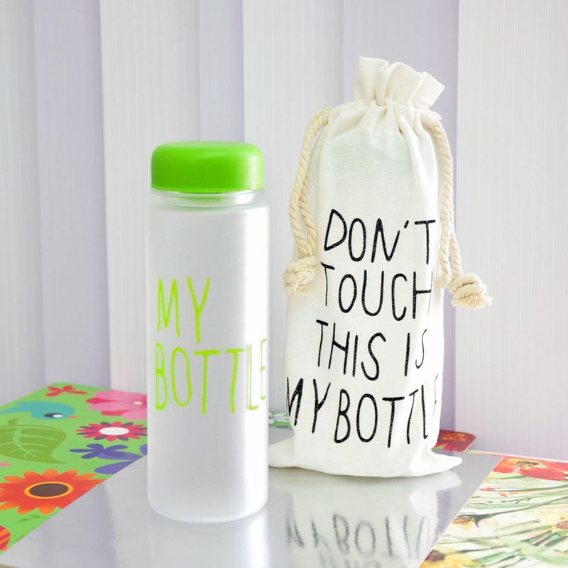 Бутылка для напитков My Bottle матовая, зеленая - фото