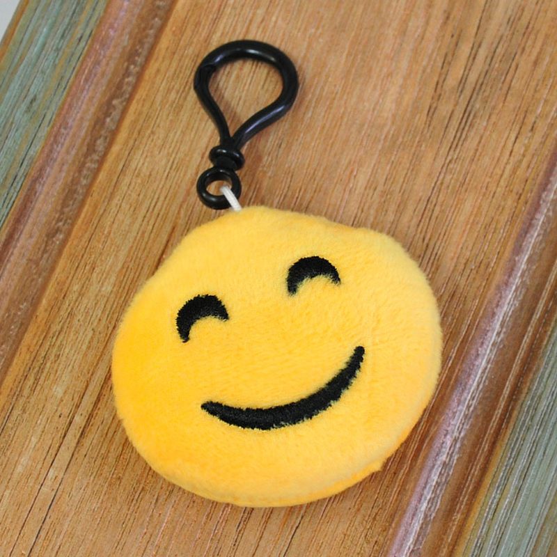Брелок-смайлик Emoji Smiling Face With Smiling Eyes - фото
