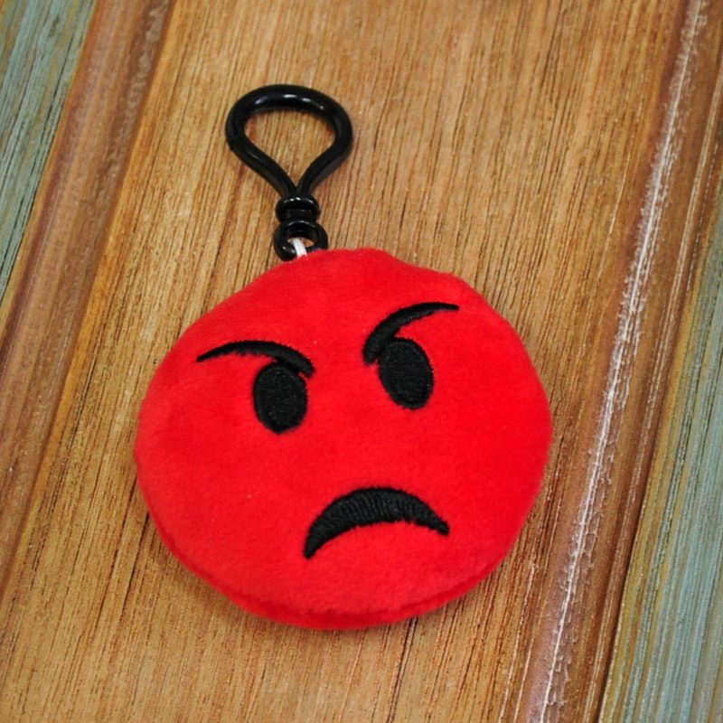 Брелок-смайлик Emoji Pouting Face Emoji - фото