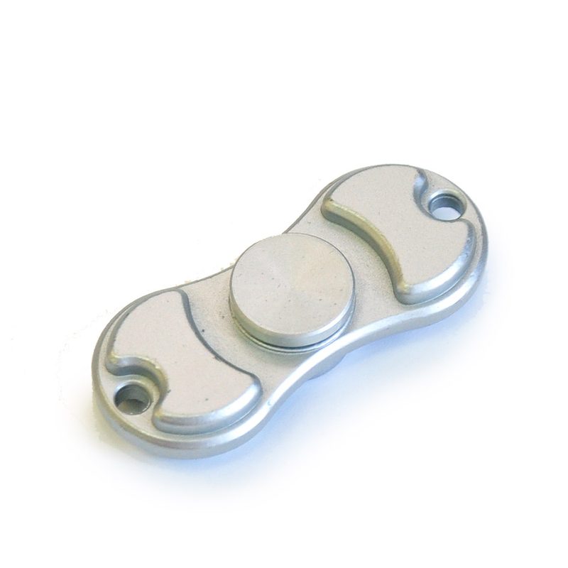 Hand Spinner, серебряный - фото