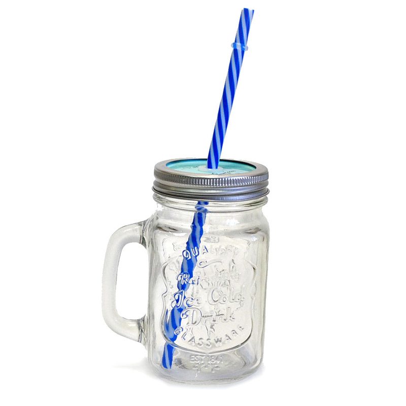 Баночка Bonjor 500 мл/16 Oz Regular голубая (вид 2) - фото