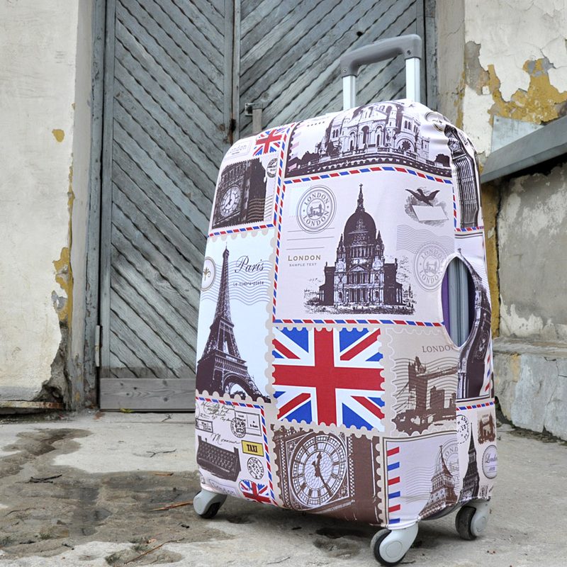 Чехол для чемодана British style - фото