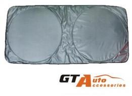 Солнцезащитная шторка на лобовое стекло Windshield Sun Shade ( 2шт ) - фото