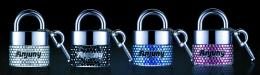 Ароматизатор воздуха из кристаллов  серия PADLOCK черный - фото