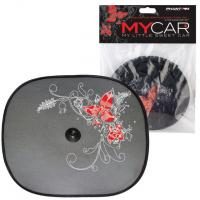 Солнцезащитныe шторки на боковое стекло MYCAR (2 шт) - фото