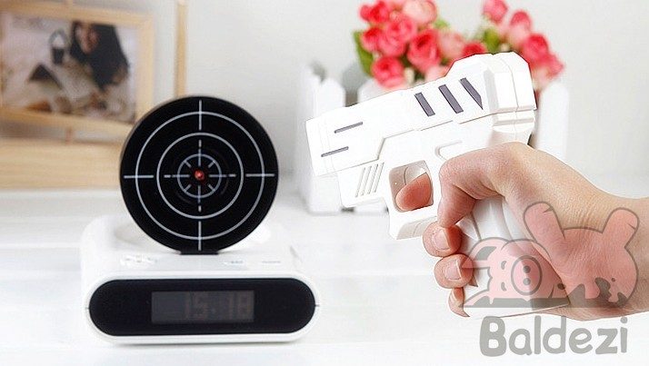 Будильник-мишень - фото