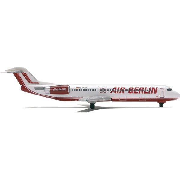Самолет fokker 100 air berlin 1/500 509350 - фото