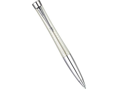 Шариковая ручка parker urban premium, pearl metal chiselled S0911450 - фото