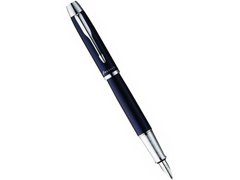 Перьевая ручка parker im metal, blue ct S0856210 - фото