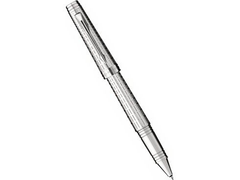 Ручка-Роллер parker premier deluxe t562, chiselling st S0887990 - фото