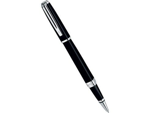 Ручка-Роллер waterman exception slim, black lacquer st S0637070 - фото